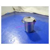 LOT, 14 PCS S/S CREAMER W/ FLIP TOP LIDS