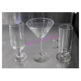 LOT, 25 PCS. ASST. SPIRIT/ BEER GLASSES *NOTES!*