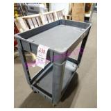 1X, 31"X17" 2 SHELF PLASTIC PORTA CART
