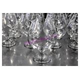 LOT, 13 PCS. COGNAC/BRANDY GLASSES