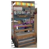 1X, 48"X26"X105"H 5 TIER WOODEN DISPLAY SHELF