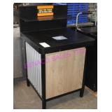 1X, 30"X30" GARBAGE STATION 1 DR. W/ 1 GARBAGE BIN