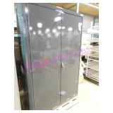 1X, 47.5"X78.5"T 2DR GRET STEEL PARTS CABINET