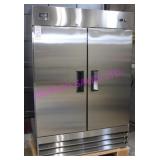 1X, NEW! NEXEL FREEZER 2 DR. S/S 54"X77.5"H NOTES!