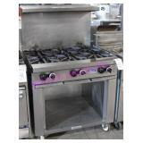 1X, GARLAND 6 BURNER RANGE NAT GAS 35"X34"