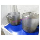 2X, ASST SIZE ALUM STOCK POTS  NOTES!
