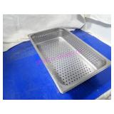 LOT, 6 PCS FULL SIZE S/S PERFORATED INSERTS