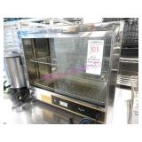 1X, 25"X13" S/S & GLASS HOT DIPLAY CAB - M# FW-1