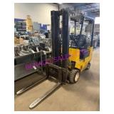 1X, HYSTER S35XL LPG 3,500LB FORKLIFT 3 STAGE