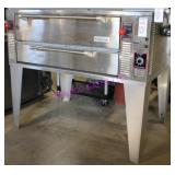 1X, GARLAND SINGLE DECK PIZZA OVEN NAT GAS NOTES!