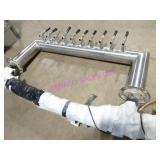 1X, 10 HEAD DRAUGHT TOWER - 1 HANDLE MISSING