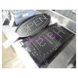 LOT, 2 PCS LED STORE SIGNAGE  NOTES!!