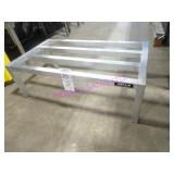 LOT, 2PC 36"X20"X12"T ALUM DUNNAGE RACK