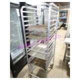 1X, 14 SLOT ALUM PORTA TRAY RACK NOTES!!!