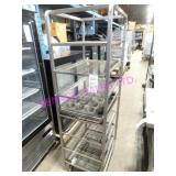 1X, 20.5"X16"X70"T 7 SHELF METAL BAKERY RACK NOTES
