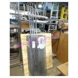 1X, 48"X18"X78"T 6 SHELF CHROME PORTA WIRE RACK