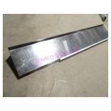 1X, 72"X12" S/S WALL SHELF W/ TICKET HOLDER