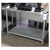 1X, 48"X30" S/S TABLE W/ UNDERSHELF