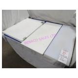 LOT, 4 PCS ASST SIZE RESIN CUT BOARDS  NOTES!