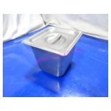 LOT, 24 PCS 1/6TH SIZE S/S INSERTS W/ 21 LIDS