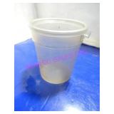 LOT, 7PC 4QT INGREDIENT MEASURE BINS W/ LIDS