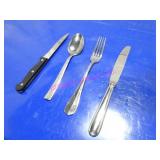 LOT, 1 CUTLERY TRAY (173PC) ASST CUTLERY NOTES!