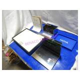 LOT, 14PC ASST STYLE/BRAND DISPLAY RACK/TRAY NOTE