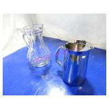 LOT, NEW 4PCS ASST SIZE/STYLE WATER PITCHERS NOTE