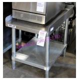 1X, 18"X30" S/S EQUIPMENT STAND W/ UNDERSHELF