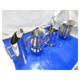 LOT, 14 PCS ASST STYLE S/S WATER PITCHER