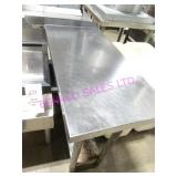 1X, 15"X30" S/S TABLE W/ UNDERSHELF