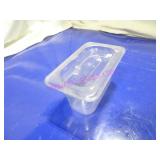 LOT, 13 PCS 1/9TH SIZE PLASTIC INSERTS W/ 6 LIDS