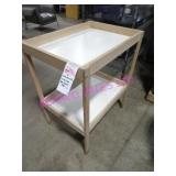 2X, 28.5"X20"X34.5"T WOOD 2 TIER BABY CHANGE TABLE