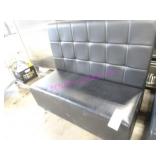 1X, 47"TX26" BLACK VINYL BOOTH SEATING