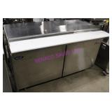 1X, 60"X36" OMCAN COLD PREP TABLE 2 DR. SCLM2-60