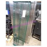 LOT, 2PC 60"X18" COATED WIRE WALL SHELVES