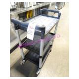 1X, 24.5'X16' 3 SHELF PLASTIC PORTA CART