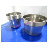 LOT, 5PC ASST SIZE S/S ROUND INSERTS