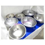 LOT, 15 PCS ASST SIZE S/S MIX BOWLS & COLLANDERS