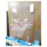 LOT, 2 PCS 24"X36"T PLEXI SNEEZE GUARD