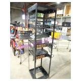 1X, MOBILE OPEN SERVER RACK  NOTES!!