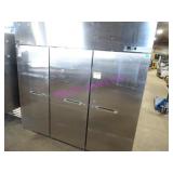 1X, 82"X34"X91.5"T NORLAKE 3DR S/S COOLER  NOTES!
