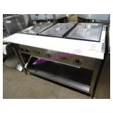 1X, 46"X29" SERVE WELL S/S 3 WELL STEAM TABLE