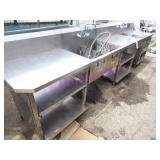1X, 140'X26' S/S 2 WELL SINK/COUNTER NOTES!