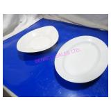 LOT, 20PCS ASST SIZE  OVAL PLATTERS  NOTES!