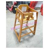 3X, WOOD HIGH CHAIR FOR BABY