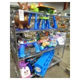 LOT, CONTENTS OF RACK, ASST KIDDIE TOYS