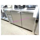 1X, 48"X24" 2DR S/S U/C COOLER