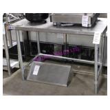1X, 48'X30' S/S TABLE W/ MOUNTED CAN OPENER