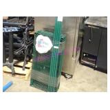 1X, 36"X18"X85"T 4 SHELF COATED WIRE RACK